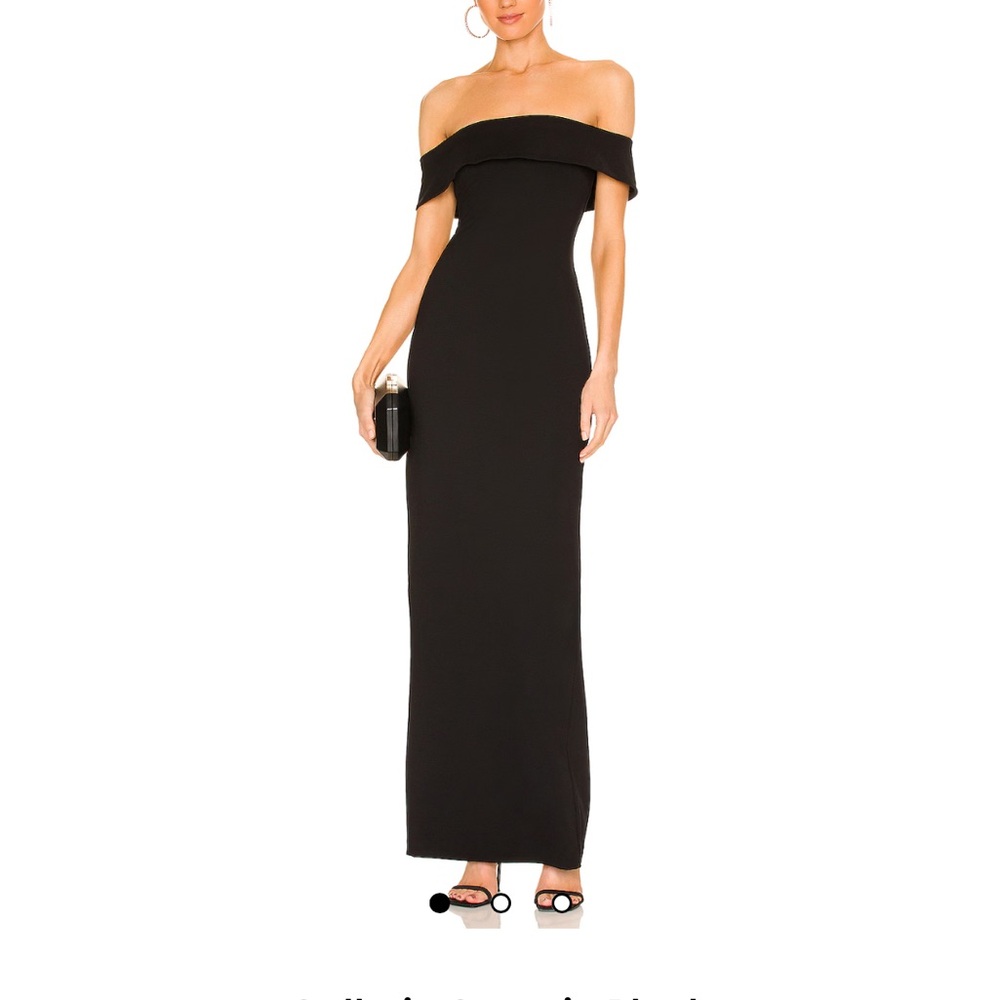 Elegant Black Off-Shoulder Dress